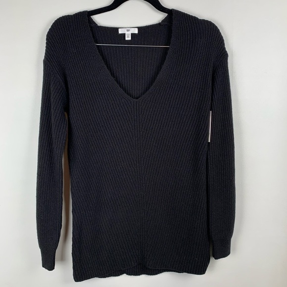 Bp‎ V-Neck Pullover Knit Sweater Black XXS NWT - Picture 4 of 11